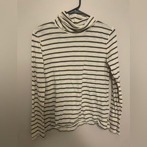 striped turtleneck